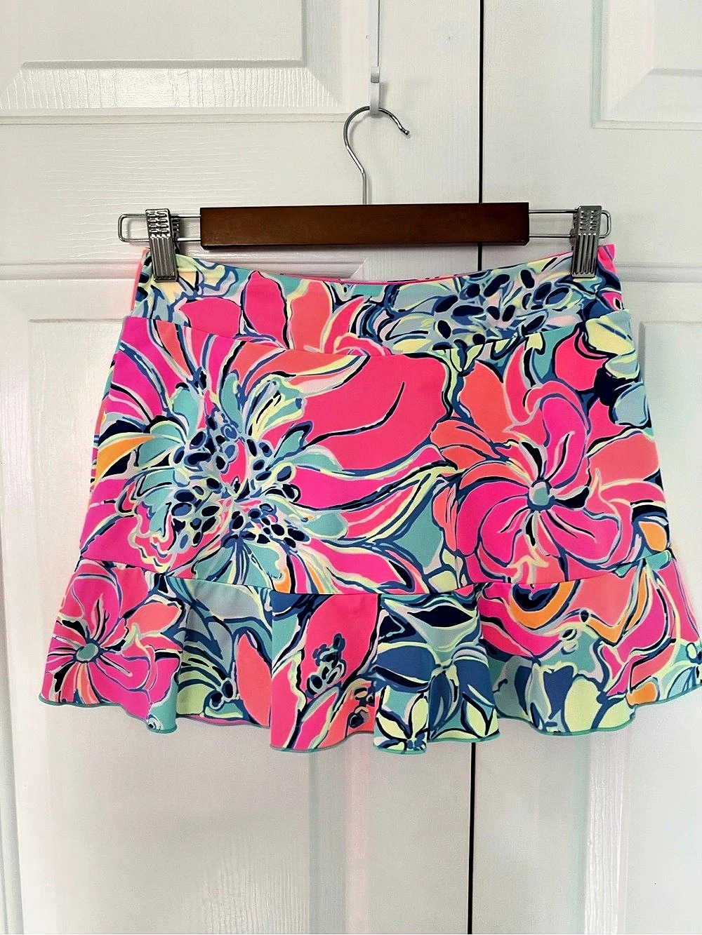 Lilly Pulitzer Floral Tennis Skirt XS